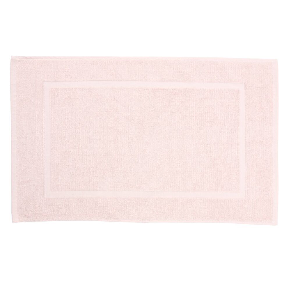 Tapis de bain coton rose 50x80cm