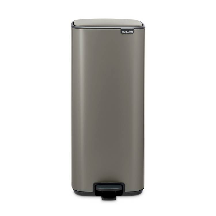 Brabantia Bo 30 Litre Pedal Bin - Platinum