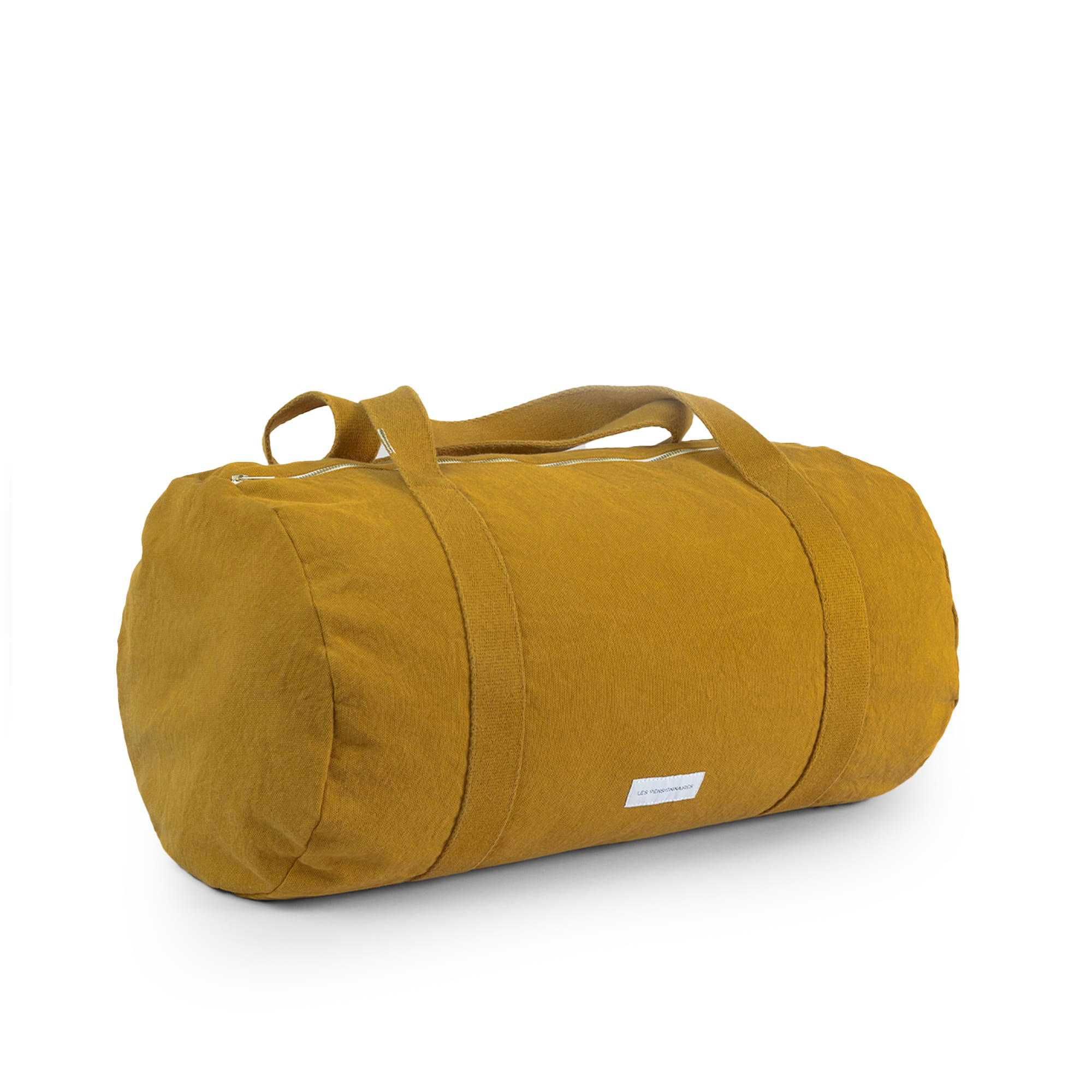 - Sac bowling en toile de coton bio jaune safran
