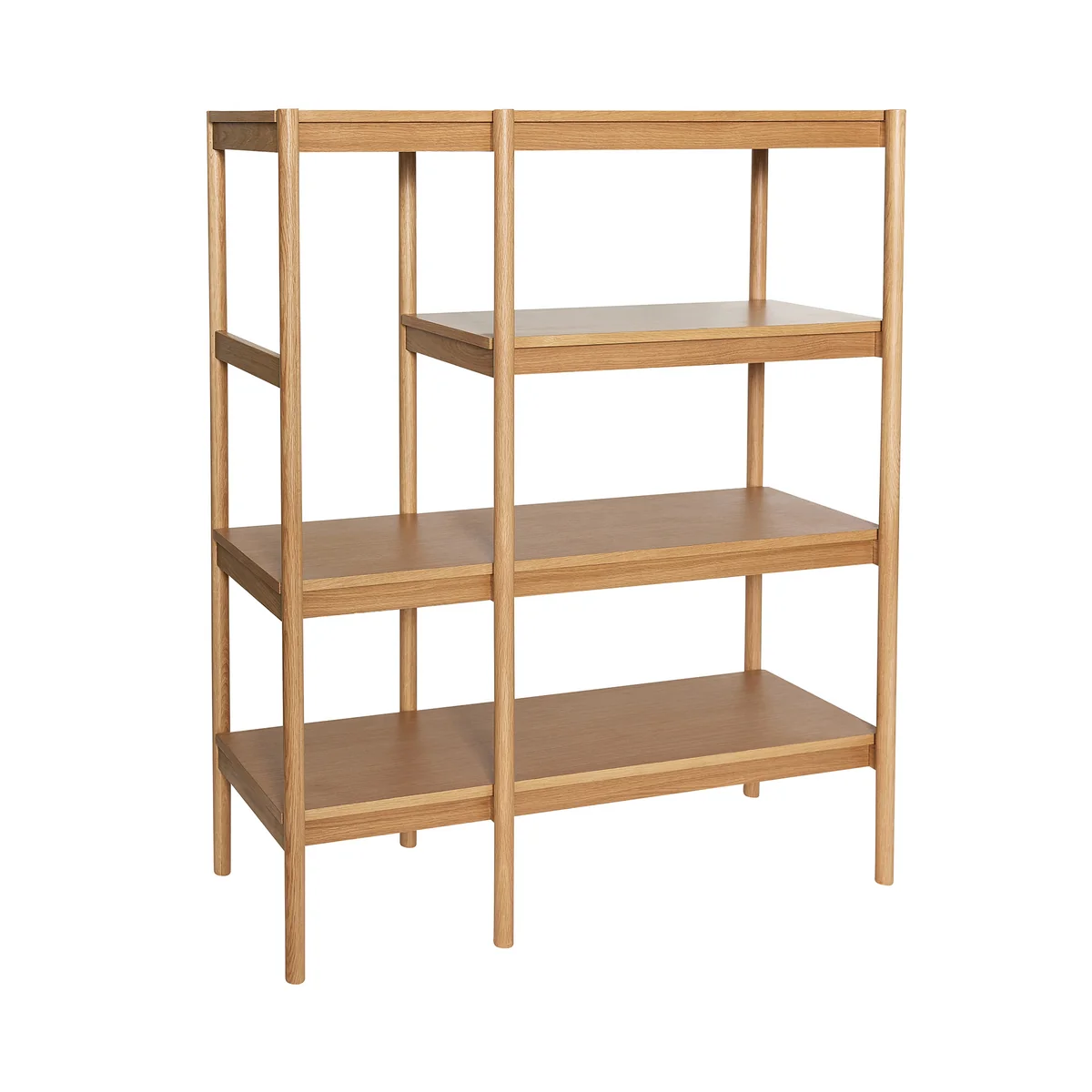 Hübsch Interior - Seize Standregal 120 x 42 x 140 cm, Eiche