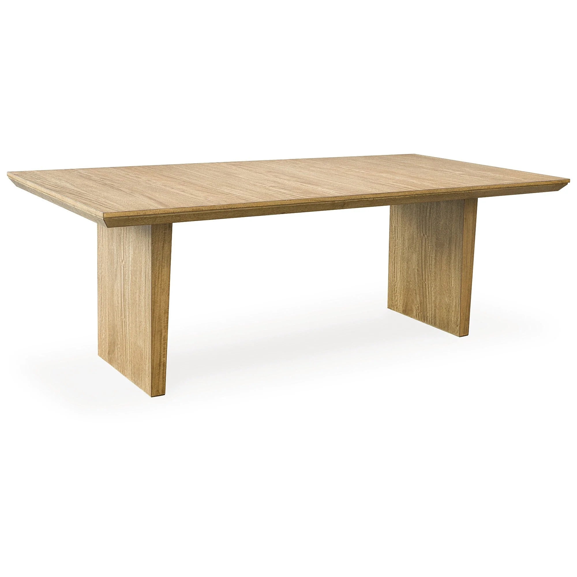 Signature Design by Ashley Sherbana Light Brown Rectangular Dining Extension Table - 40W x 90D x 30H