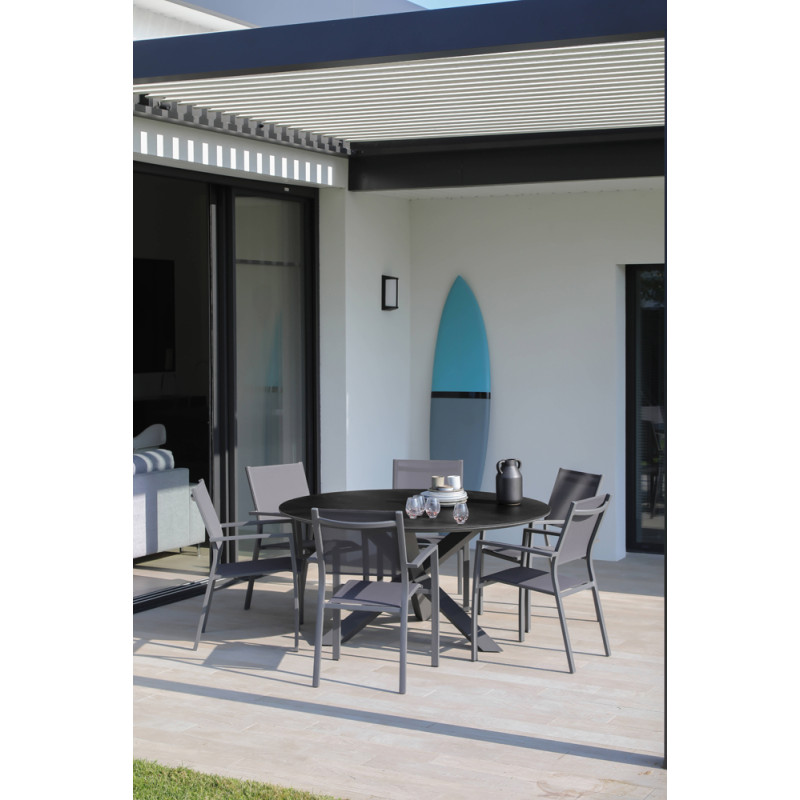 Fauteuil de jardin Games gris
