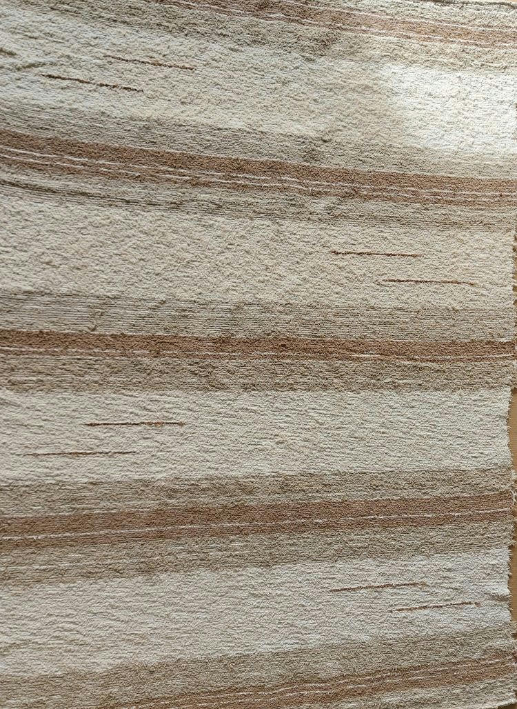 SENCILLO - Tapis en coton océan moka 170x240cm