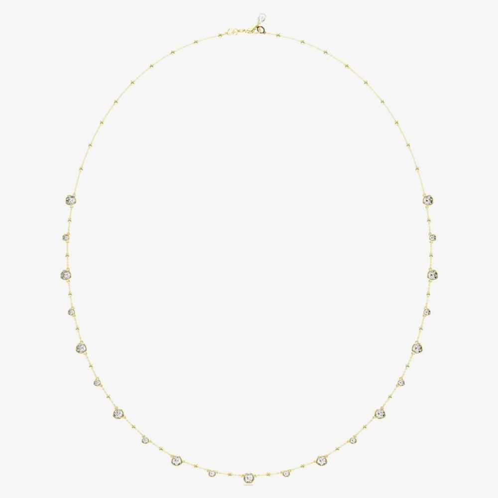 Swarovski Imber Strandage Gold Plated Scattered Necklace 5680091