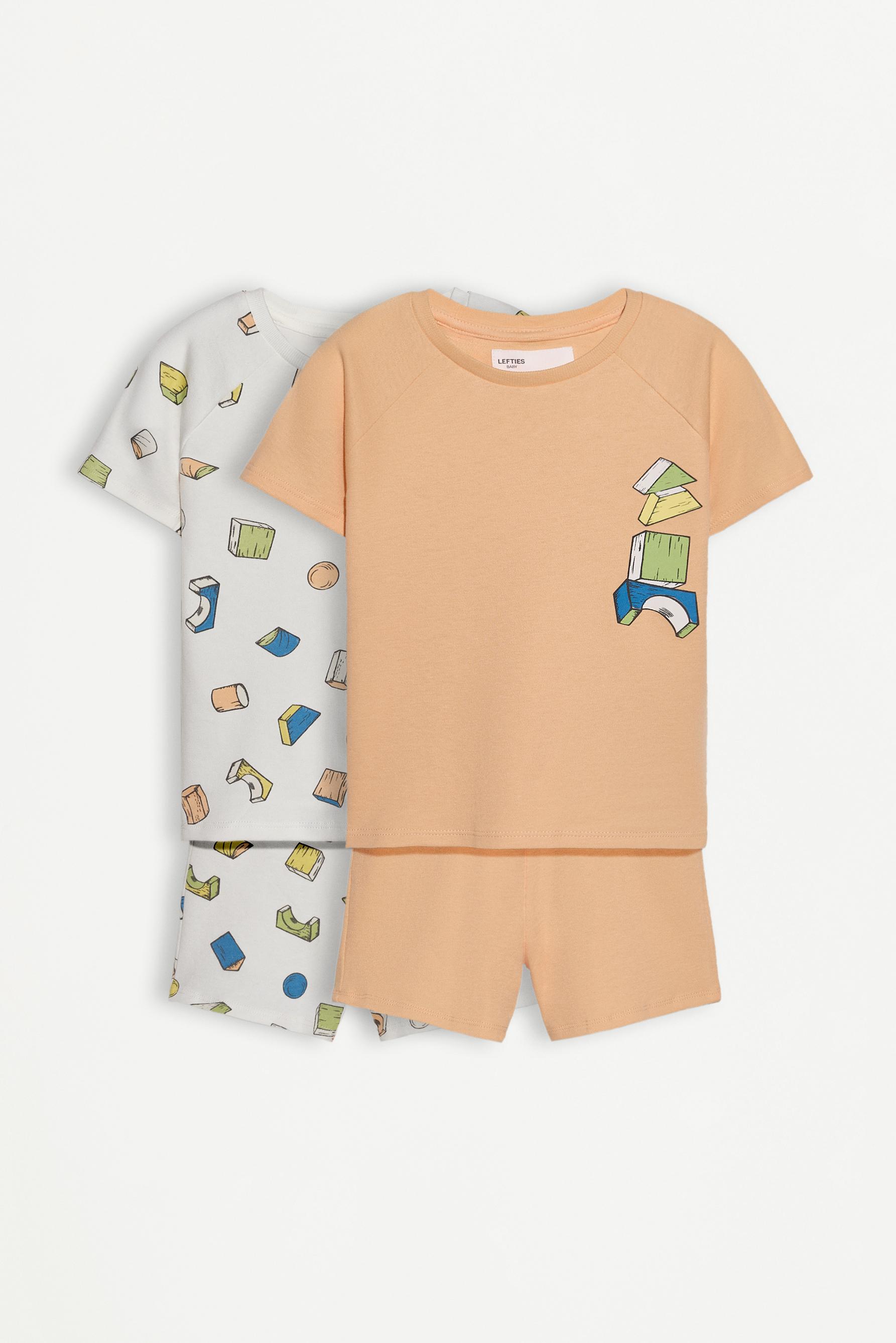 Pack 2 pijamas cortos