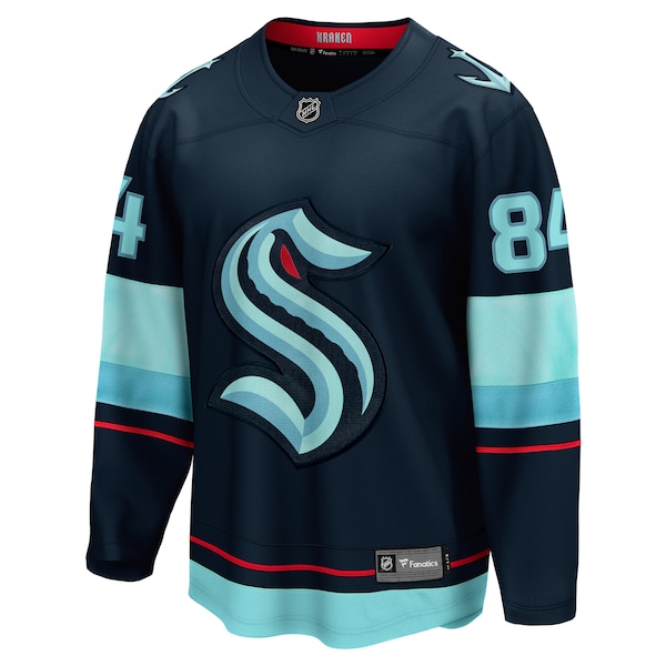 Kaapo Kakko Seattle Kraken  Home Breakaway Player Jersey - Deep Sea Blue