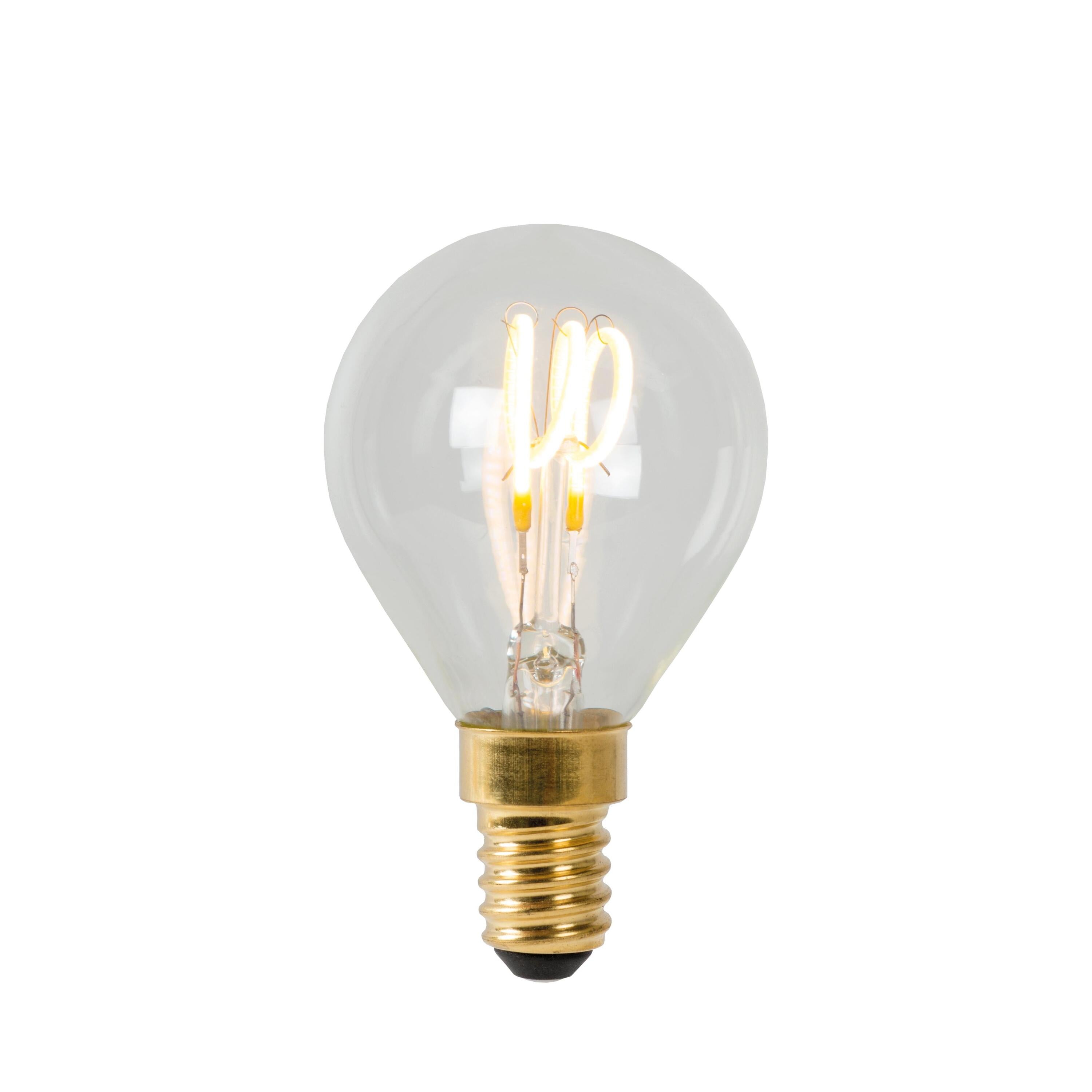 P45 LED Filament lichtbron E14 3W 2700K transparant dimbaar