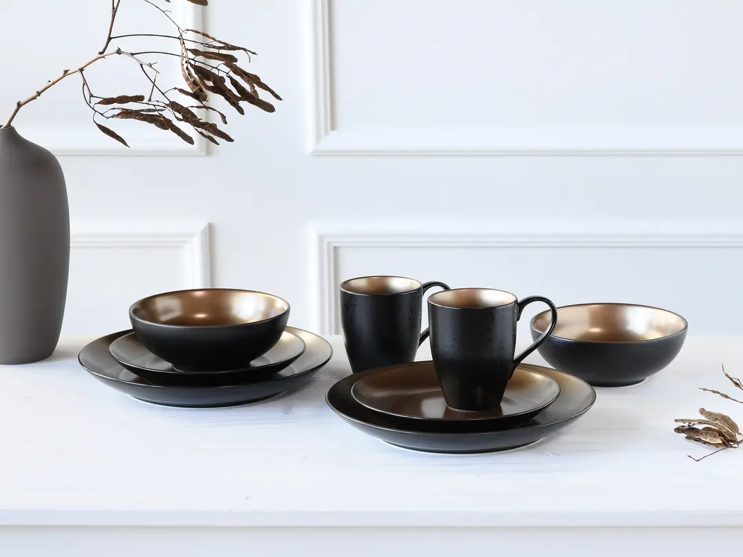 Geschirrset 8-teilig Glamour