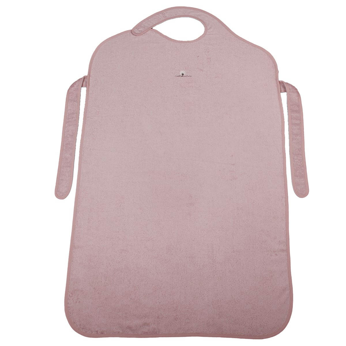 GAMME BIO UNIS - Tablier de bain éponge 70x100 cm Coton bio-Bois de rose
