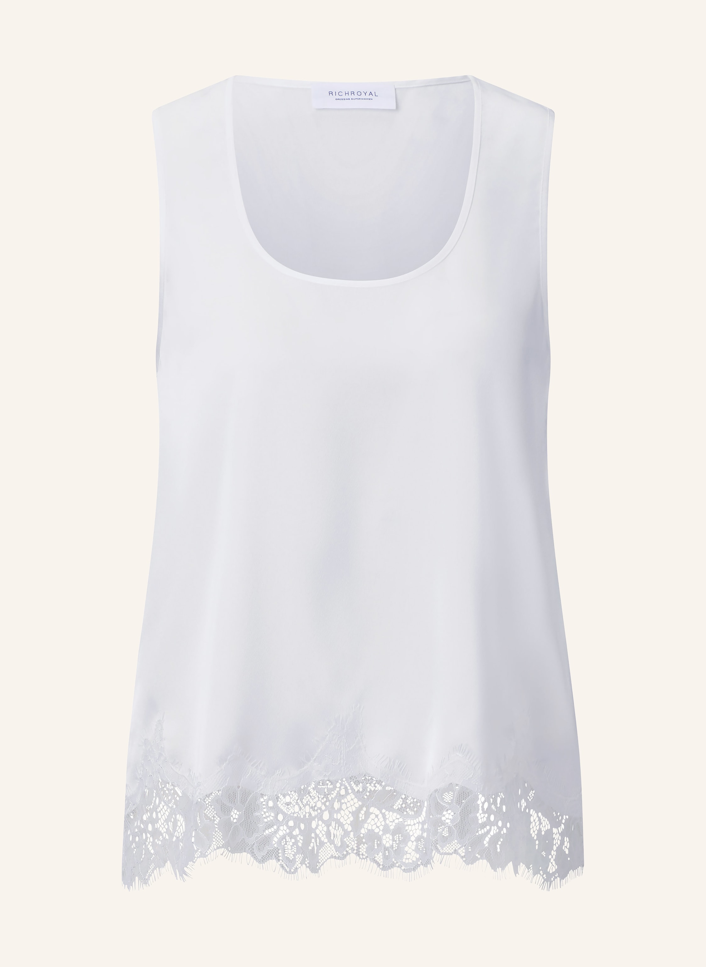 Rich & Royal Satintop mit Spitze