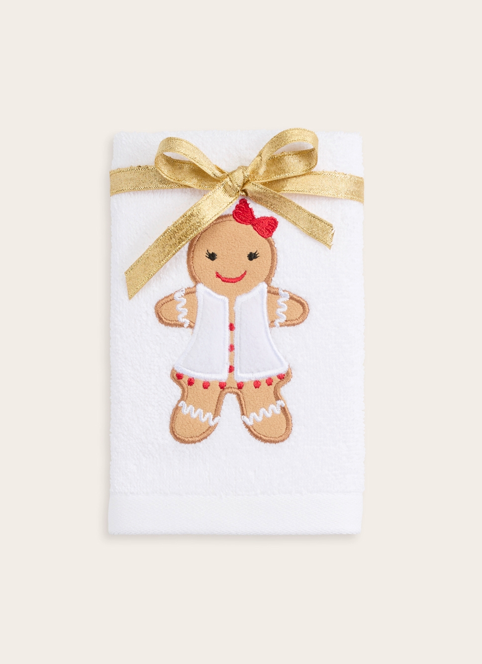 COFFRET SERVIETTES INVITÉ GINGER ROUGE/BLANC