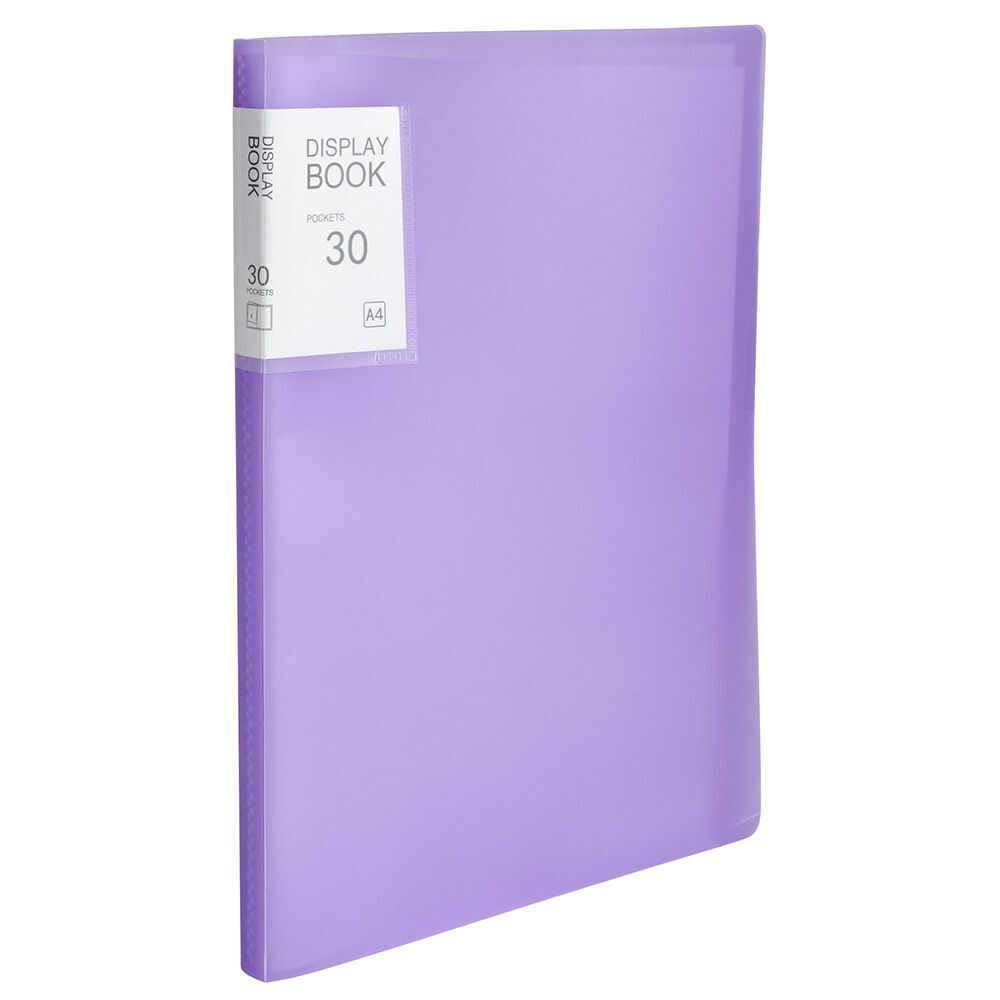 Protège document A4 couverture violet transparent 60 vues