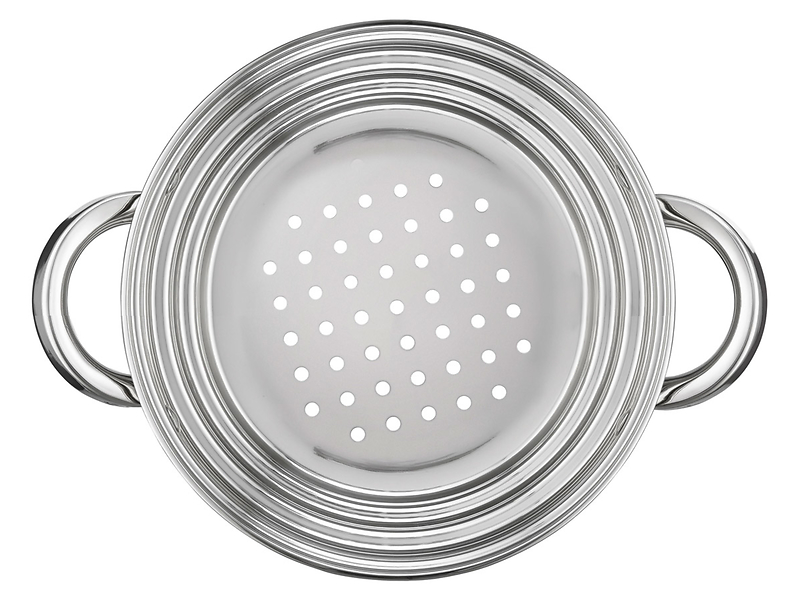 Wkład do gotowania na parze Berry stalowy 20 cm srebrny