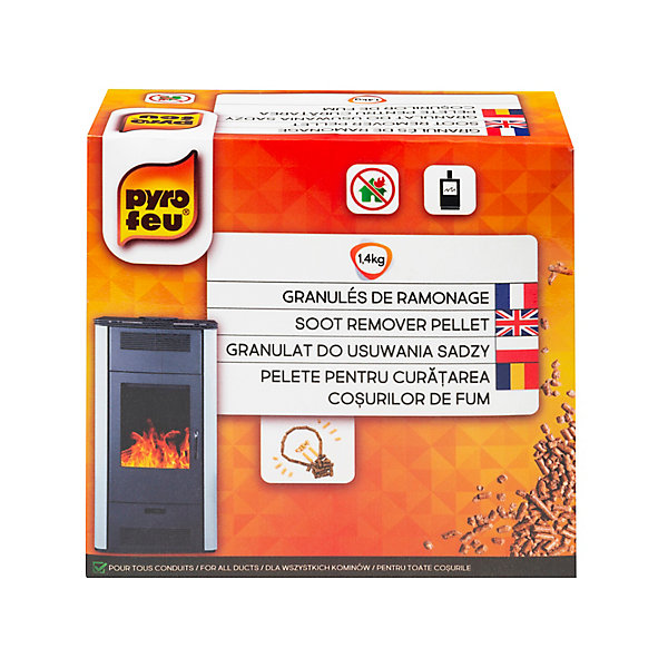 Granulés de ramonage pour poêle à pellet Pyrofeu 1.4 kg