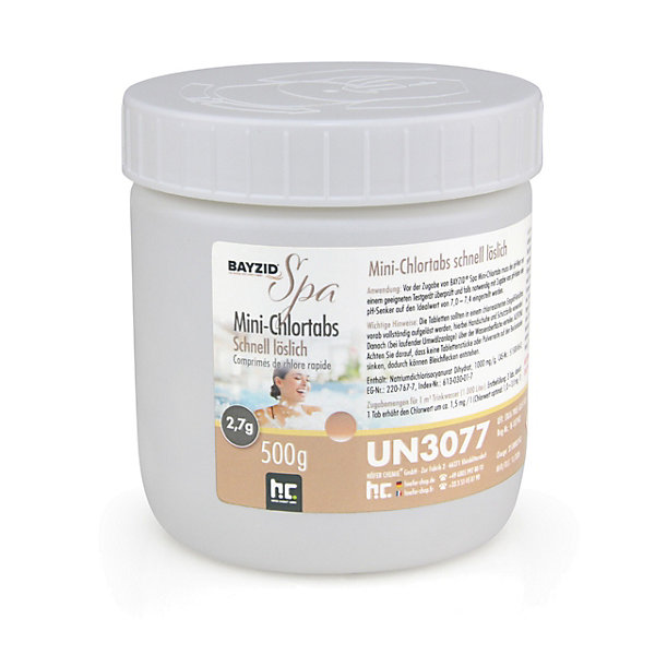 1 x 500 G Mini Pastilles De Chlore Bayzid Spa À Dissolution Rapide Pour Spas, Jacuzzis Et Petites Piscines