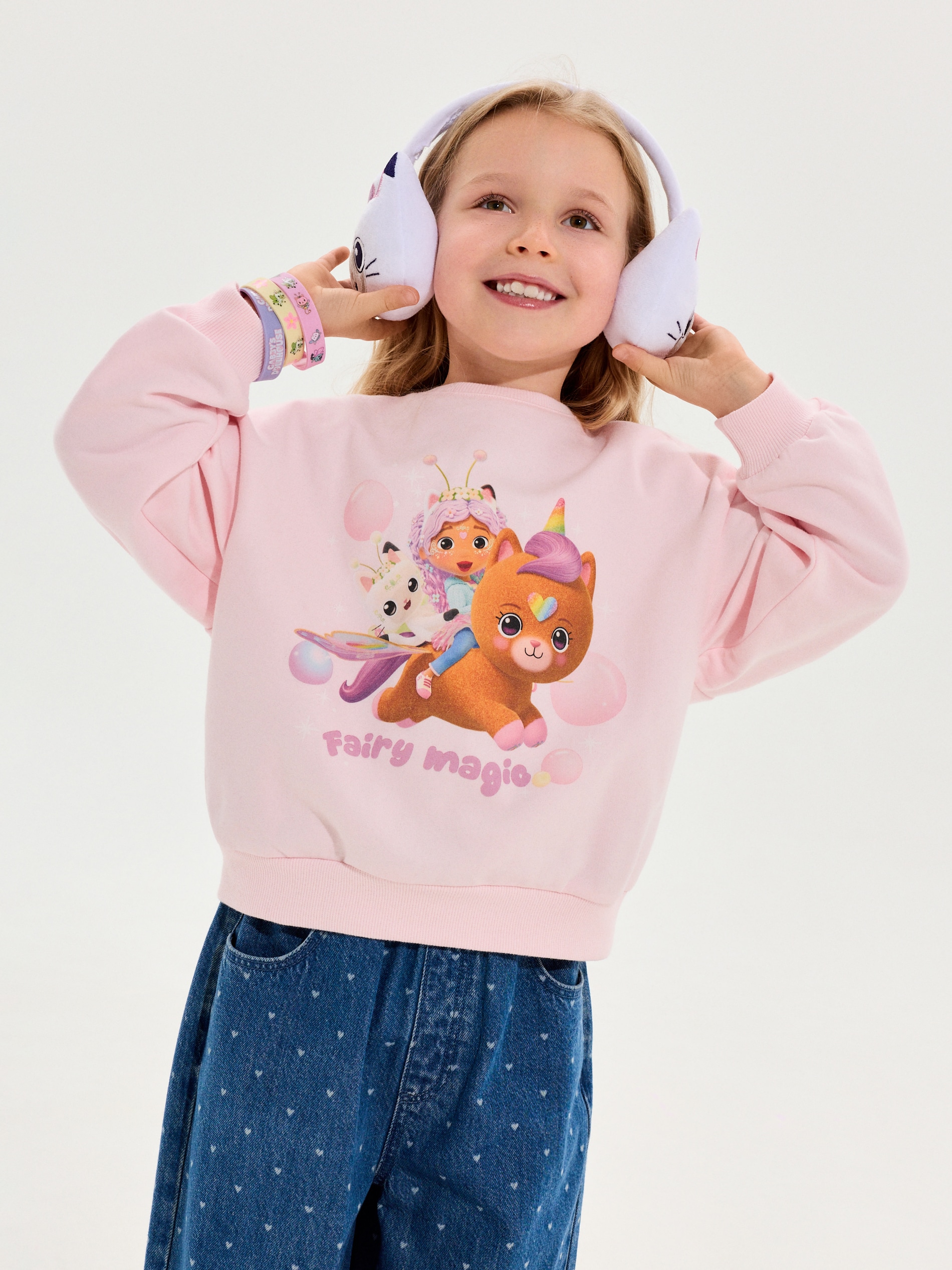 Bluza crewneck z nadrukiem Gabby's Dollhouse