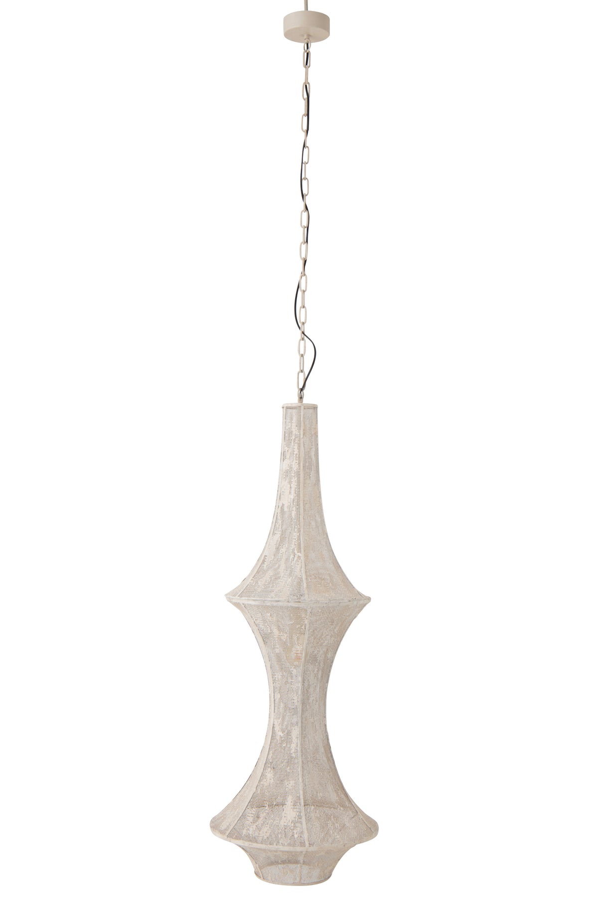 J-Line hanglamp Obi - ijzer - wit