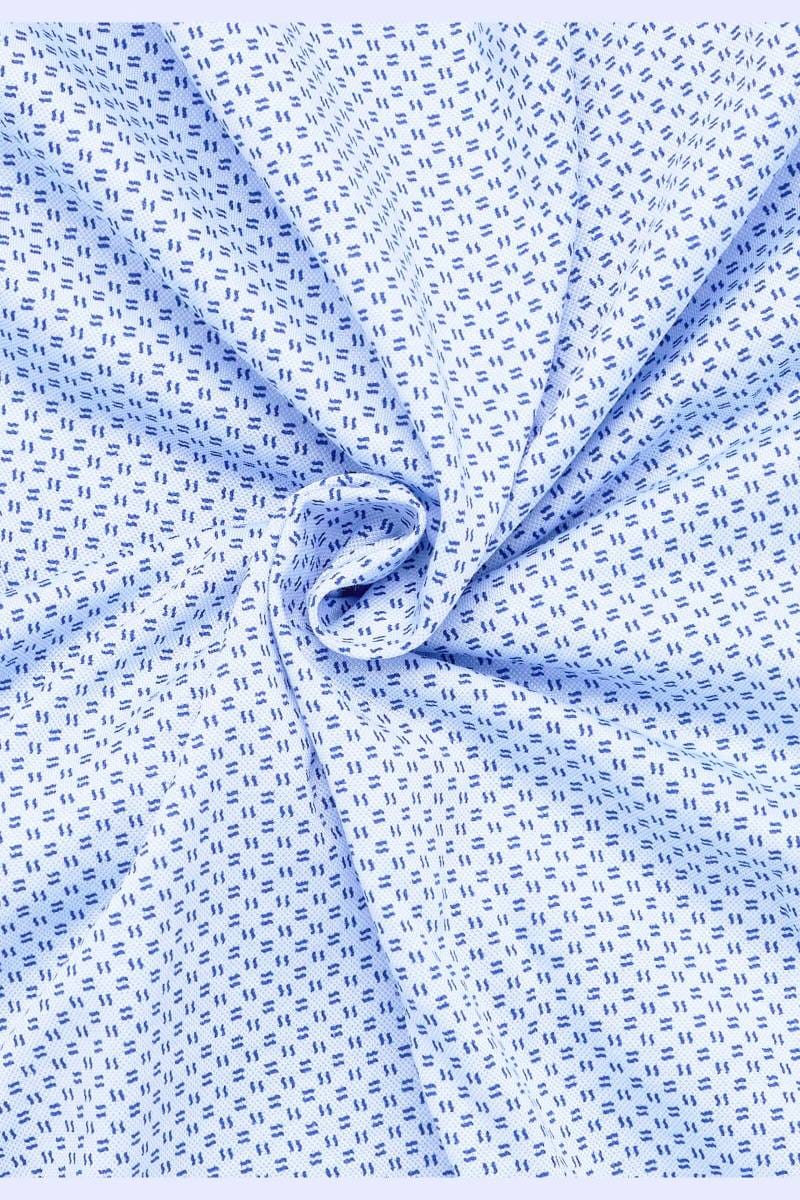 ETERNA 1863 Slim Fit Jerseyhemd blau, Bedruckt