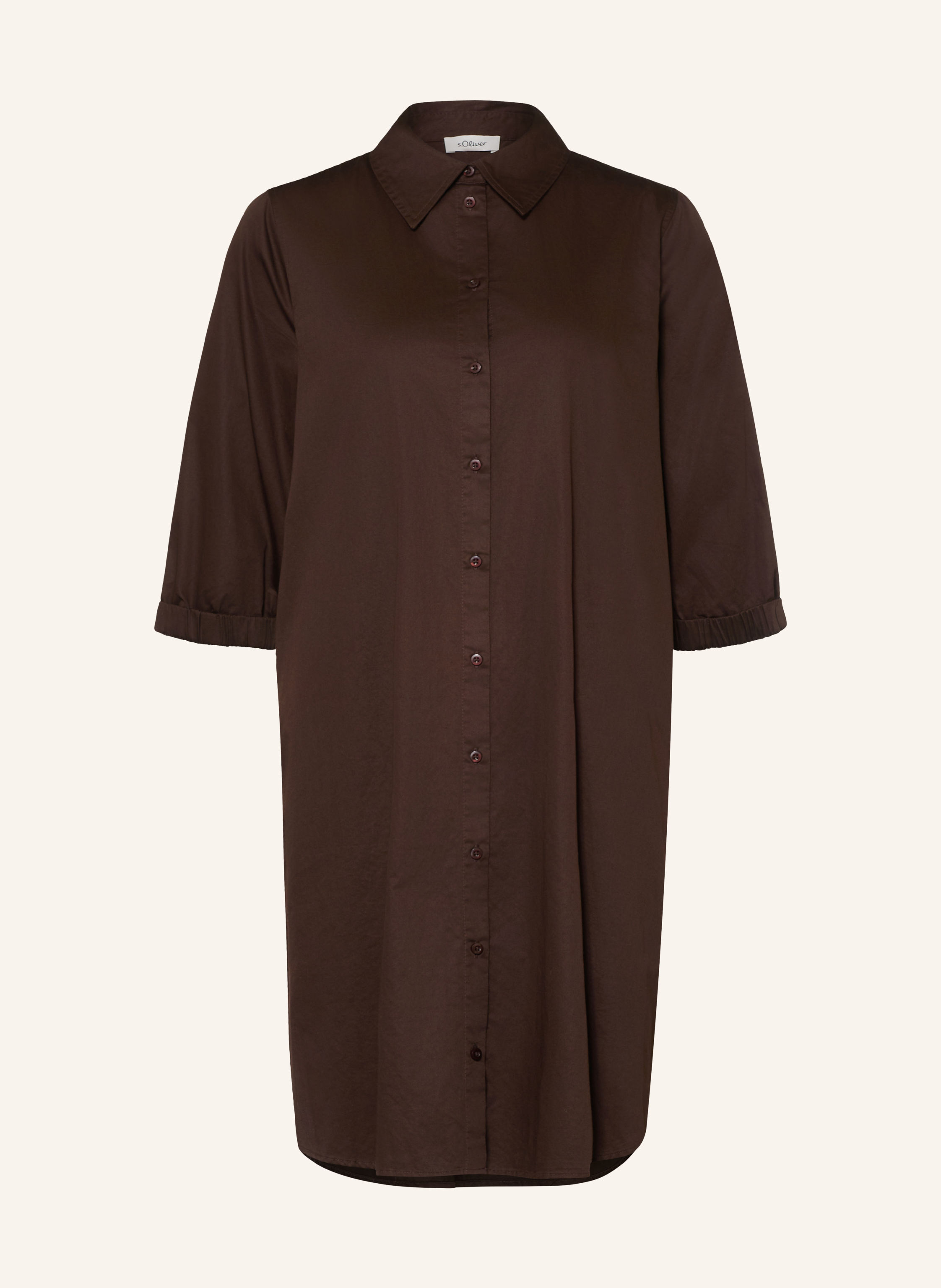 s.Oliver Hemdblusenkleid mit 3/4-Arm