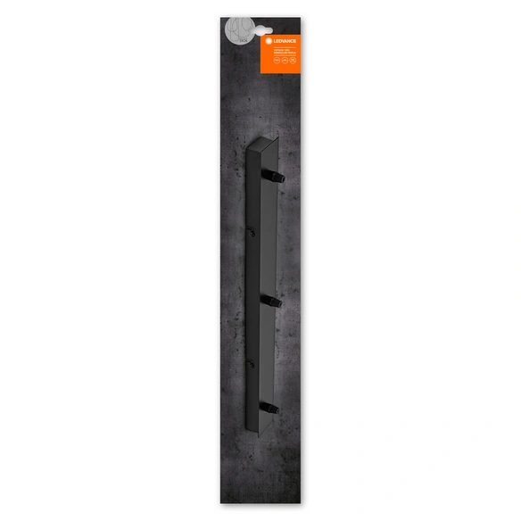 Baldachin, Stahl, LxBxH: 54x5x5 cm, schwarz