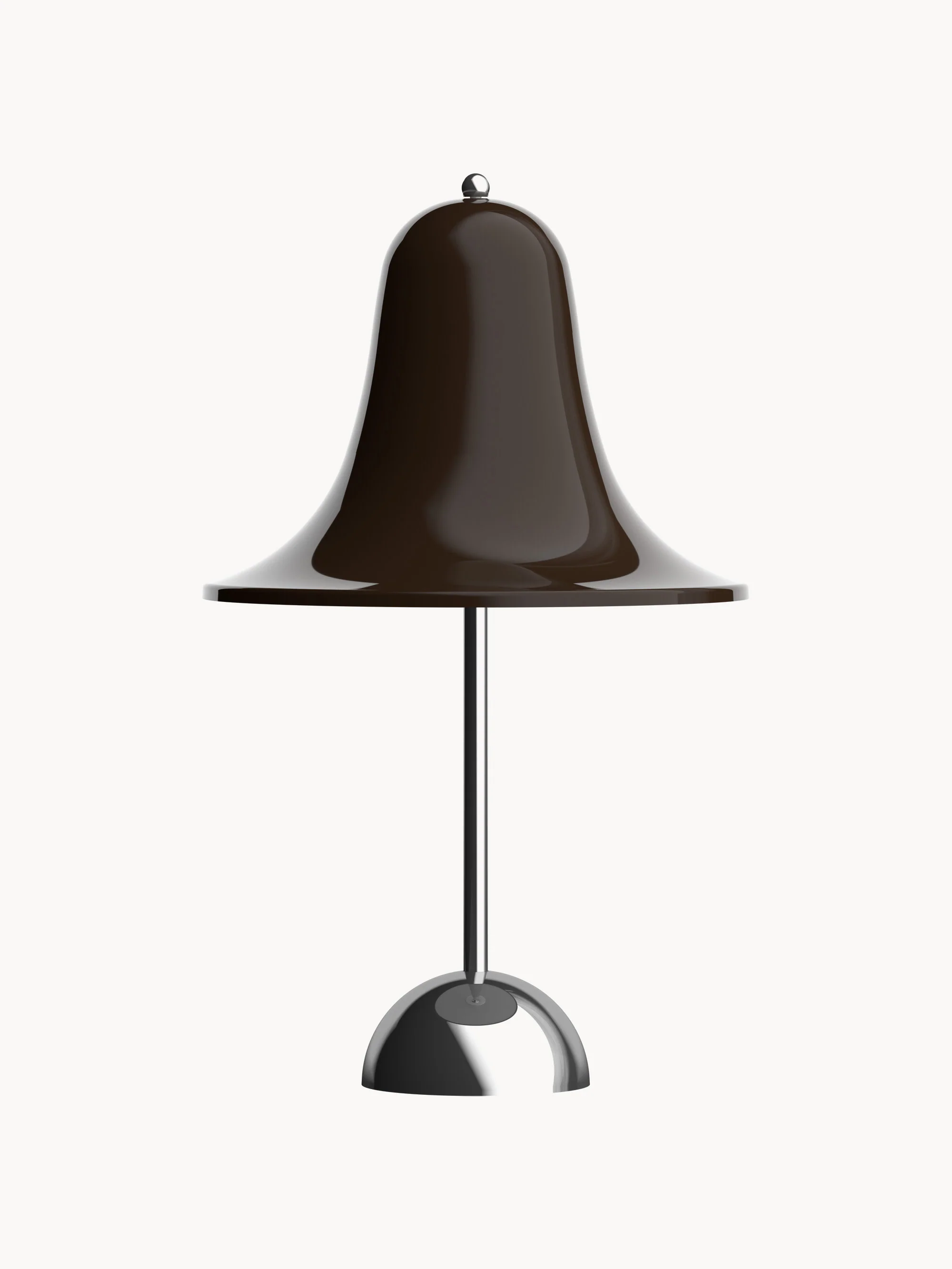 Kleine mobile LED-Tischlampe Pantop, dimmbar, Design Verner Panton