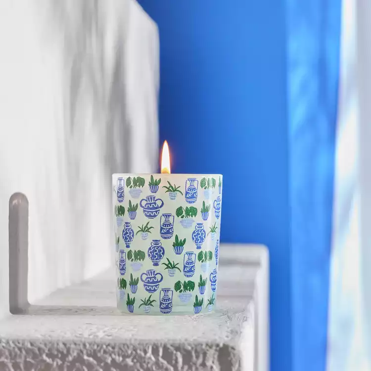 Habitat Medium Boxed Candle - Santorini