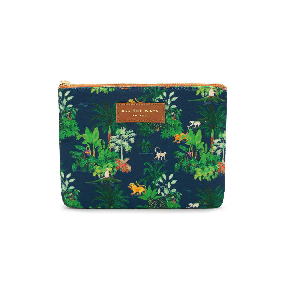 CROCO SAUVAGE - Trousse motif Croco Sauvage