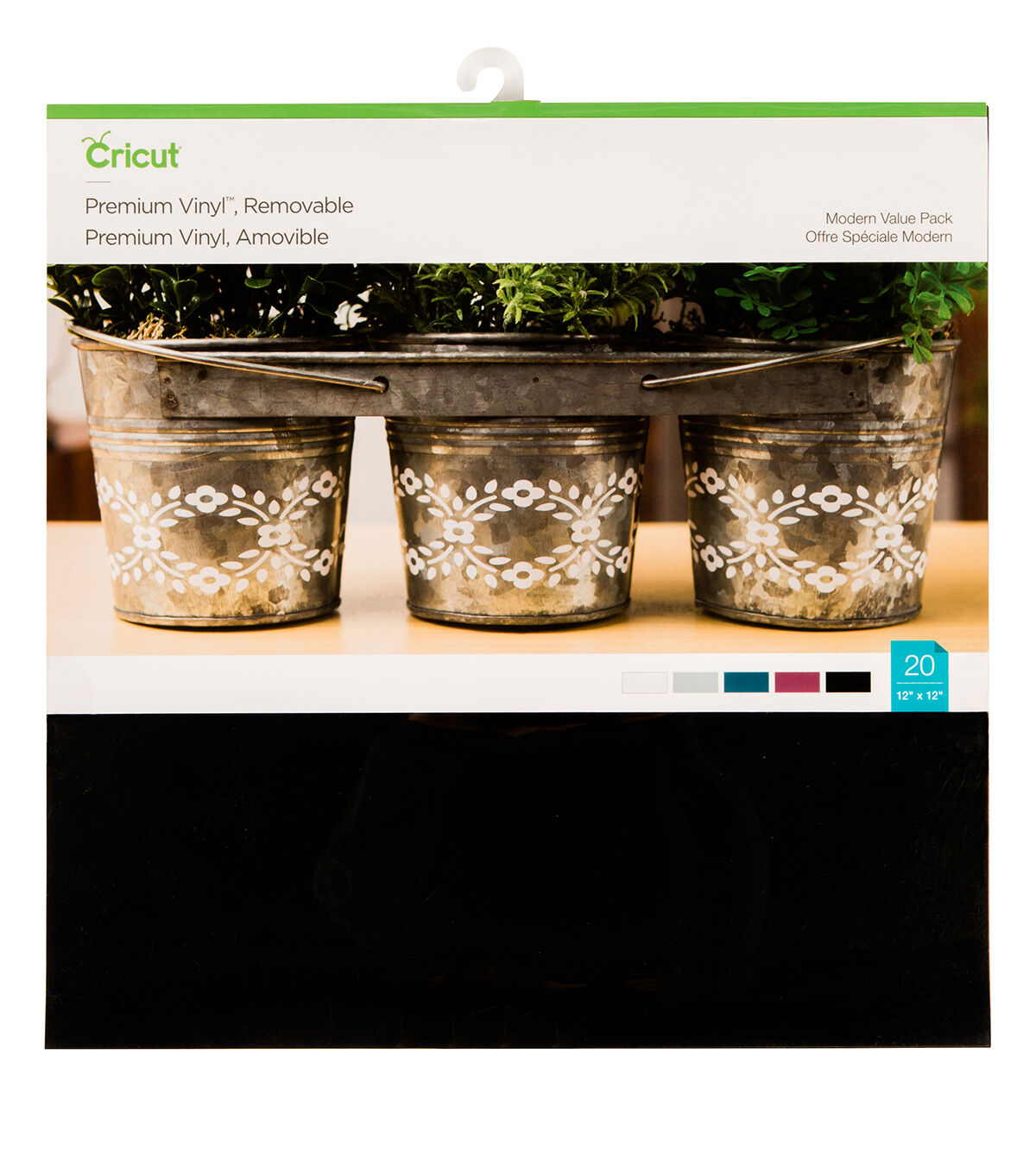 Cricut 12 x 12 Modern Removable Premium Vinyl Value Pack 20ct