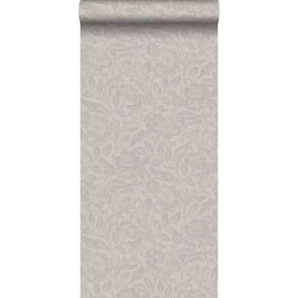 Origin behang - bloemen - licht taupe - 53 cm x 10,05 m