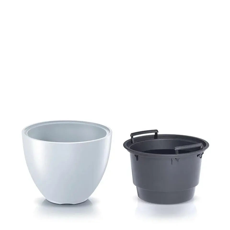 Prosperplast Plantenpot Heos - wit - D57 x H43 cm