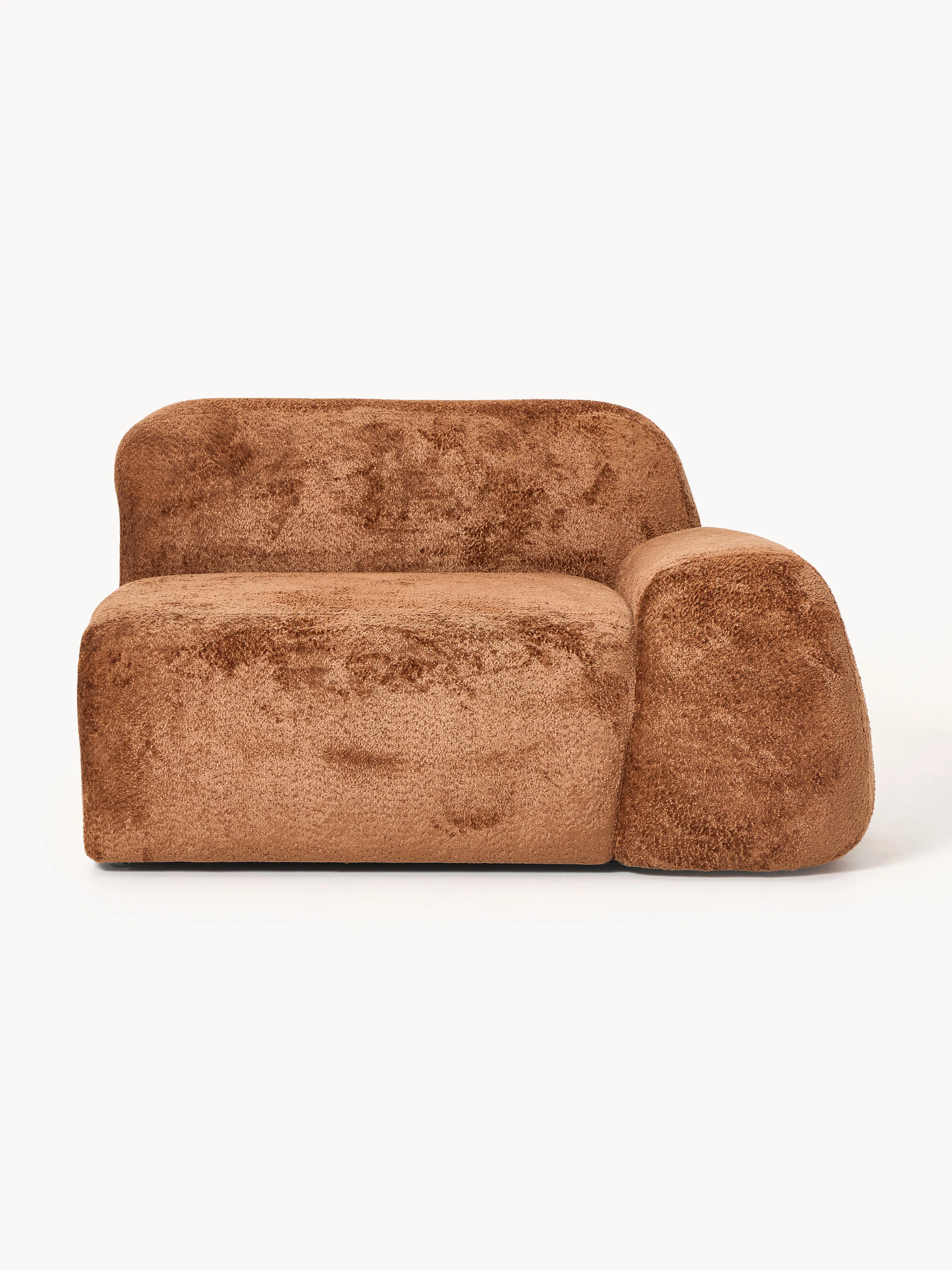 Eckmodul Wolke aus Teddy-Bouclé