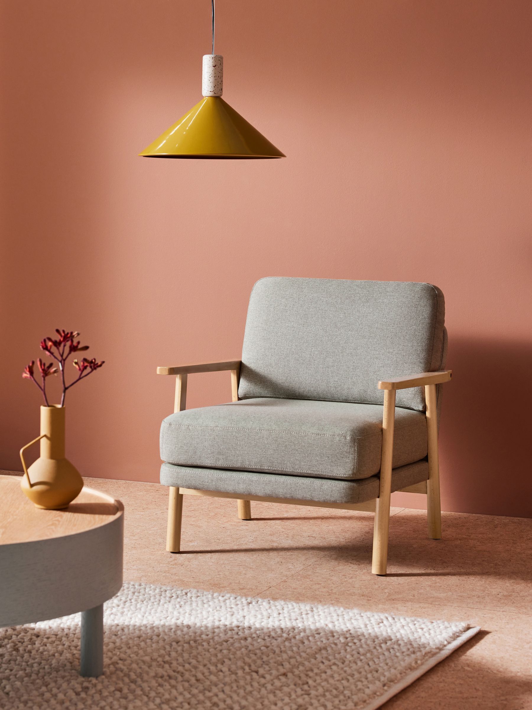 Lars Accent Chair in Mountain Grey