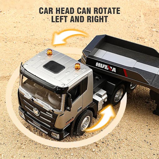 NNEOBA RC Flat Truck 9-Channel Alloy Remote Control Trailer