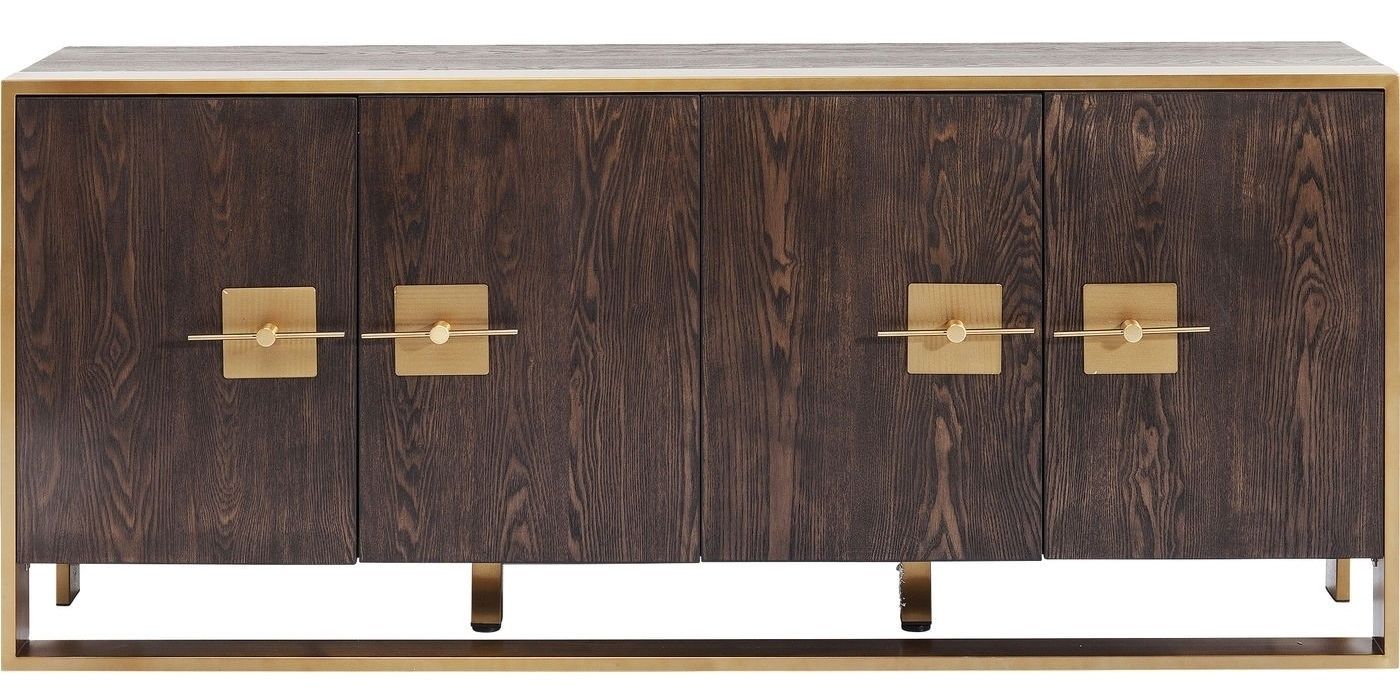 Kare Design Osaka Dressoir 4-Deuren - B180 X D40 X H80 Cm - Essenhout