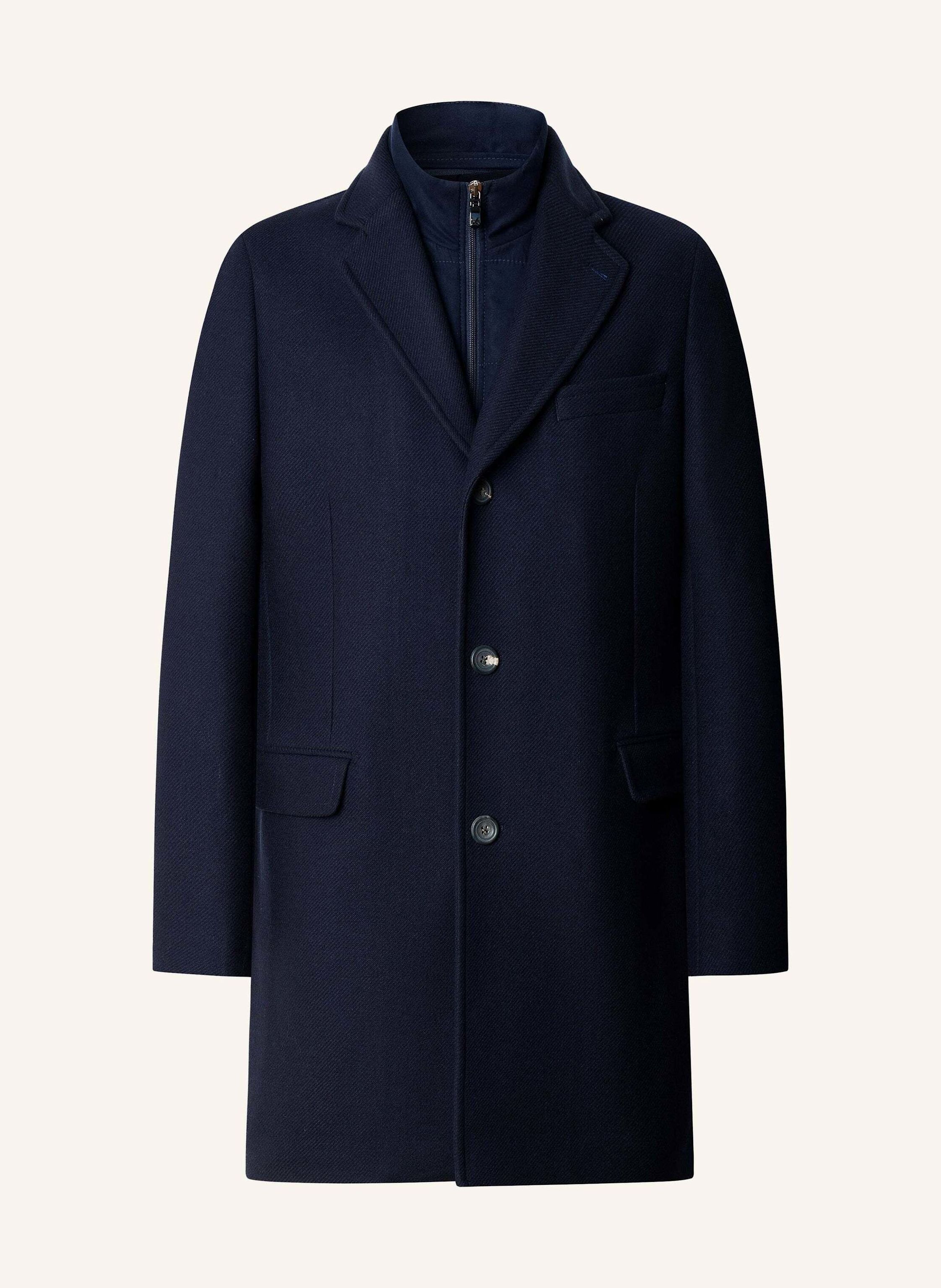 HACKETT LONDON Stehkragenmantel SR WL CASH W/BIB COAT