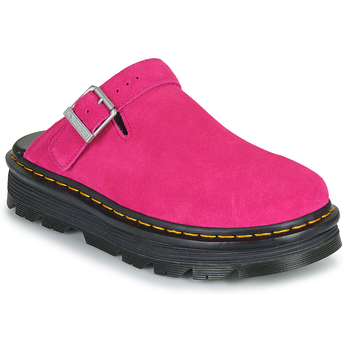 Dr. Martens - ZebZag Mule Mule Fuchsia Pink EH Suede - Pink