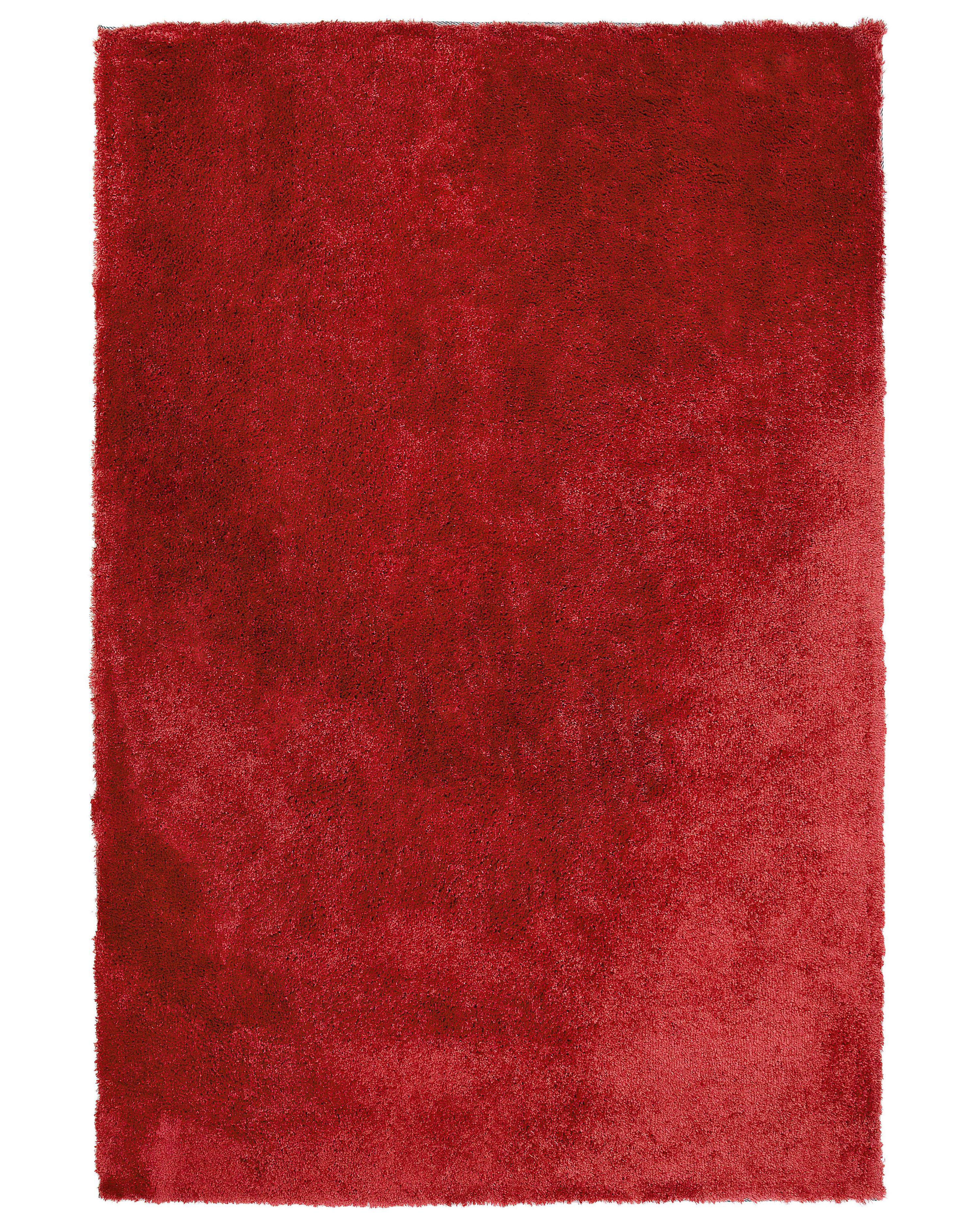 Shaggy Rug EVREN Red 140 x 200 cm