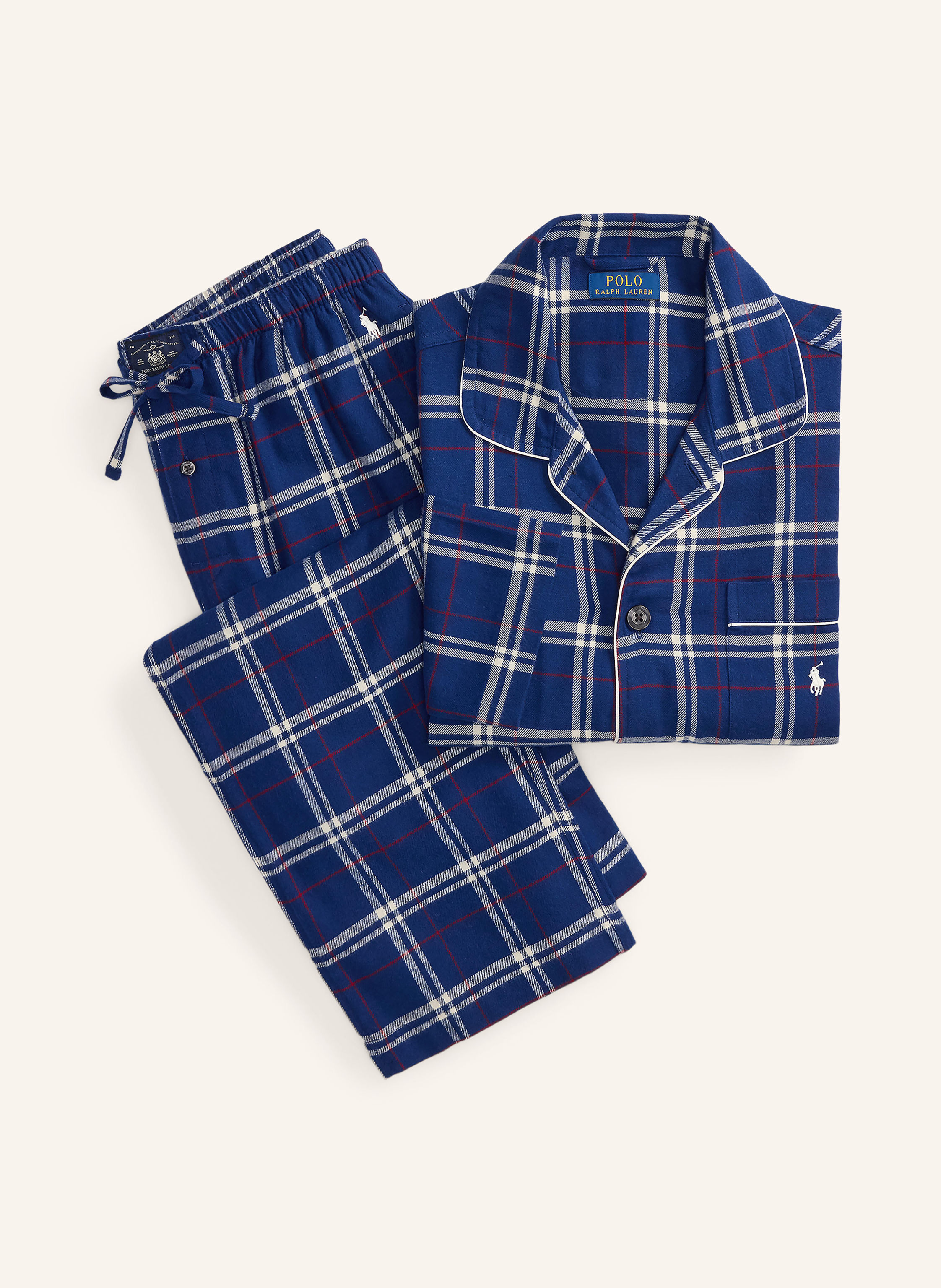 POLO RALPH LAUREN Flanell-Schlafanzug