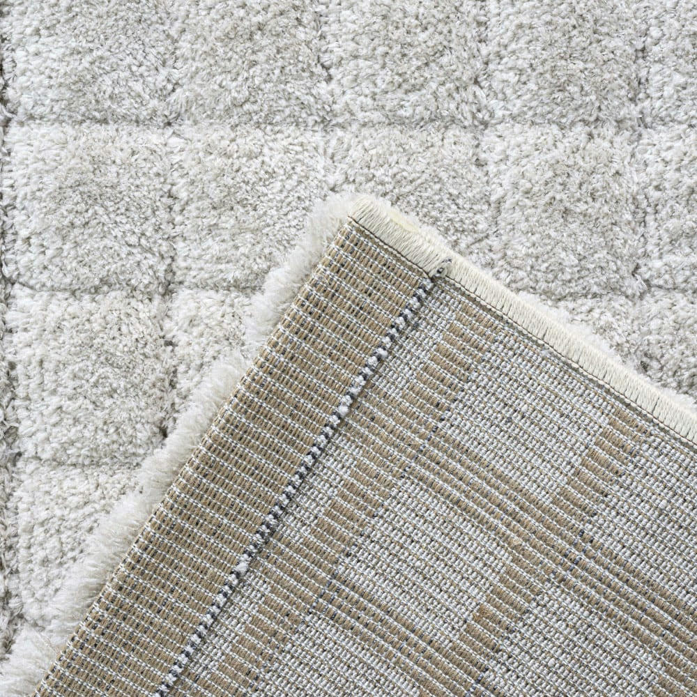 MELTON - Tapis contemporain ecru 200x290 cm