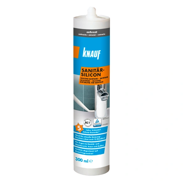 Sanitär-Silikon, anthrazit, 0,3 l
