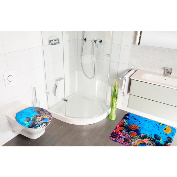 WC-Sitz, BxL: 37,7 x 47 cm, Ocean