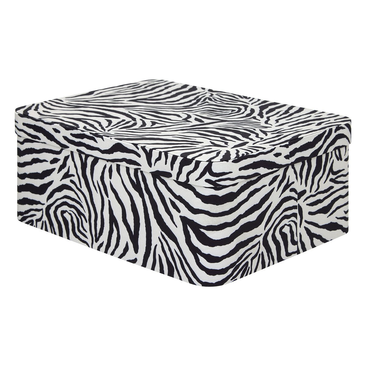 Caixa decorativa zebra 24x30,5cm
