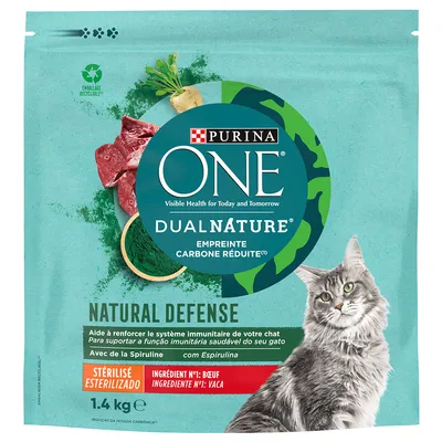 PURINA ONE Dual Nature Sterilised - Beef with Spirulina