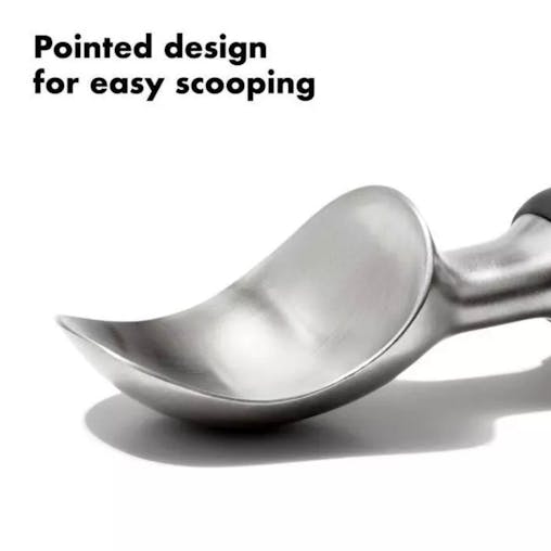 OXO Stainless Steel Ice Cream Scoop Black Set of 2