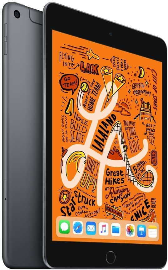 Apple iPad mini 5-256GB - WiFi + Cellular - Space Gray (Renewed Premium)