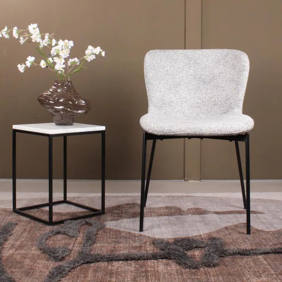 DS4U - Vera eetkamerstoel stof - grijs