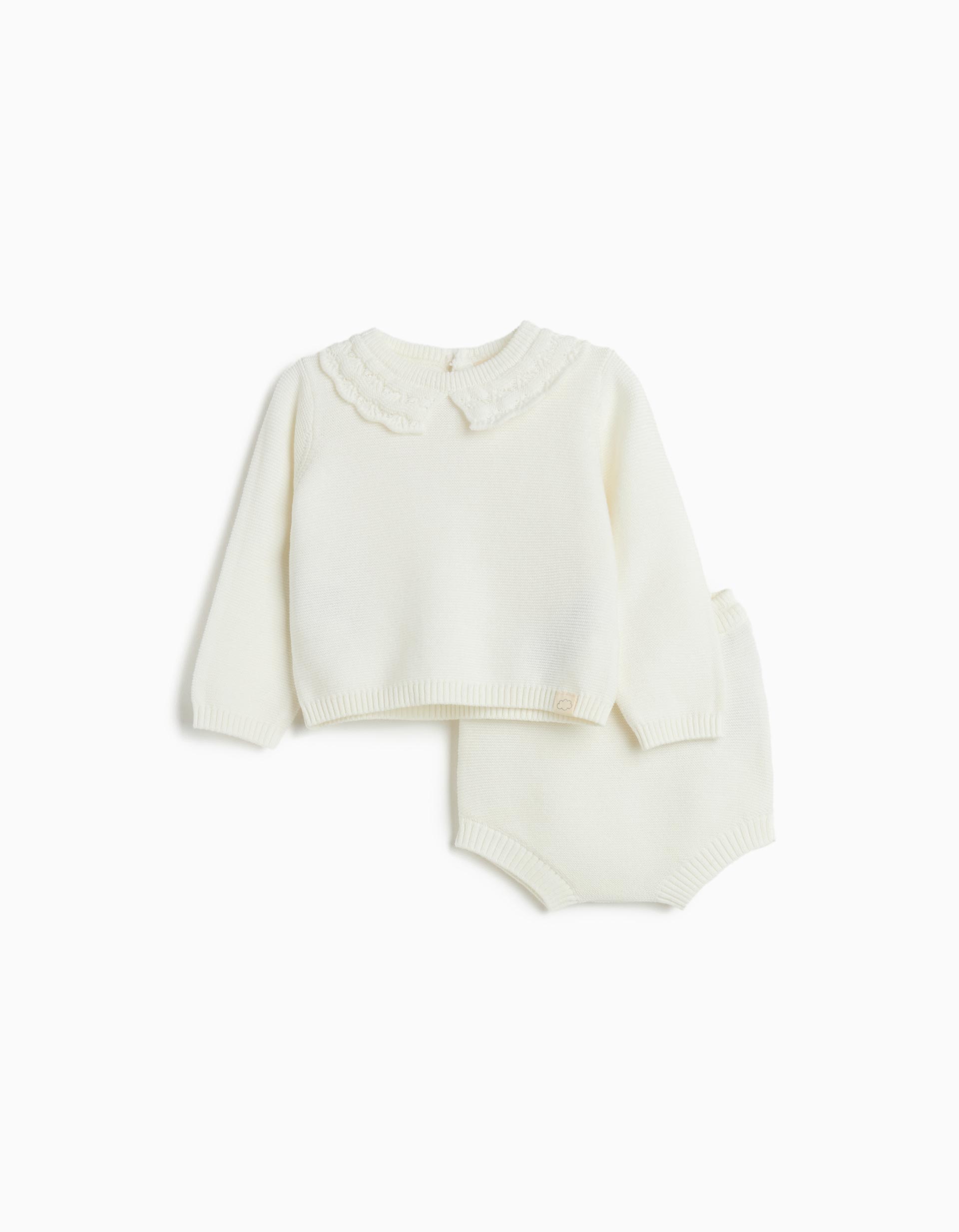 Conjunto, Recém-Nascido, Branco