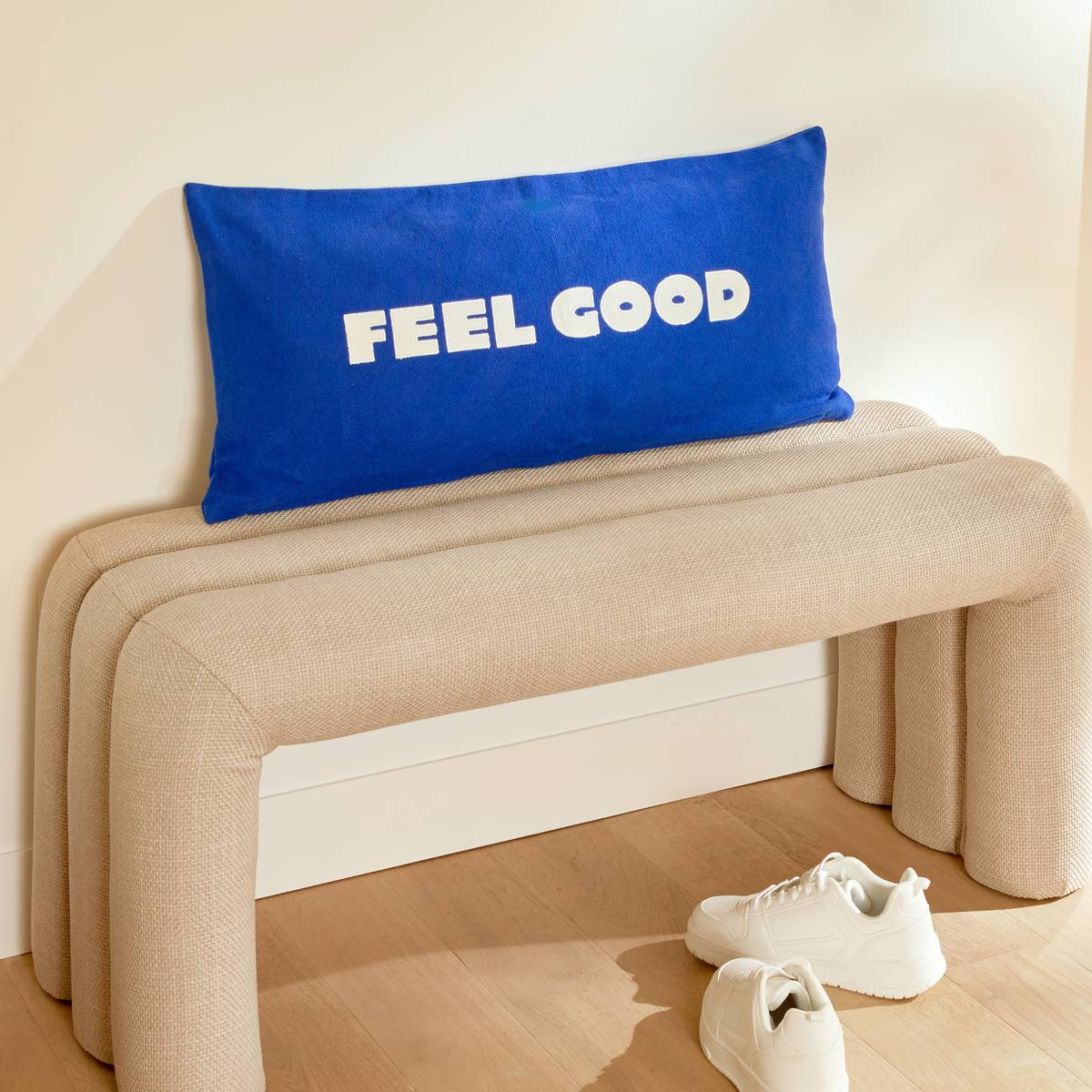 Cushion "Flow" Indigo Blue, 35x75 cm