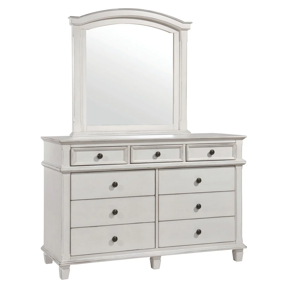 Coaster Furniture Carolina Antique White 5-piece Panel Bedroom Set