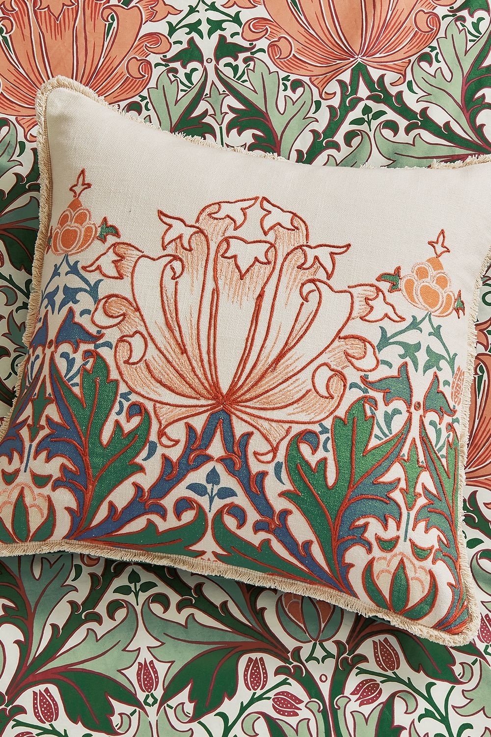 Morris & Co Helena' Cotton Cushion